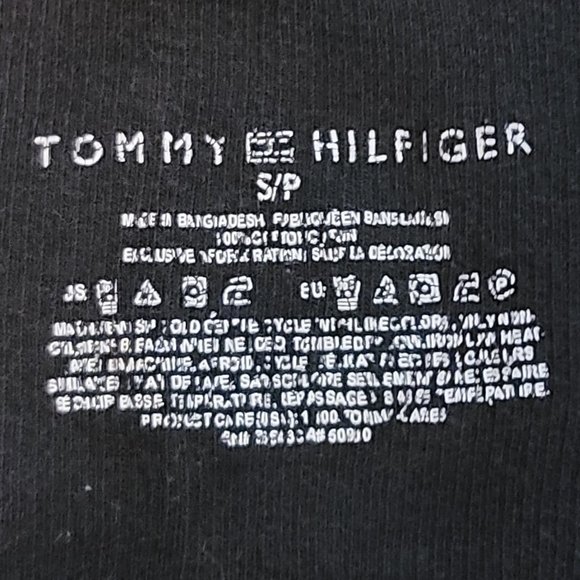 ๐คฉ3 for $10!๐คฉ Tommy Hilfiger Black Ribbed Tank Undershirt - Picture 4 of 4